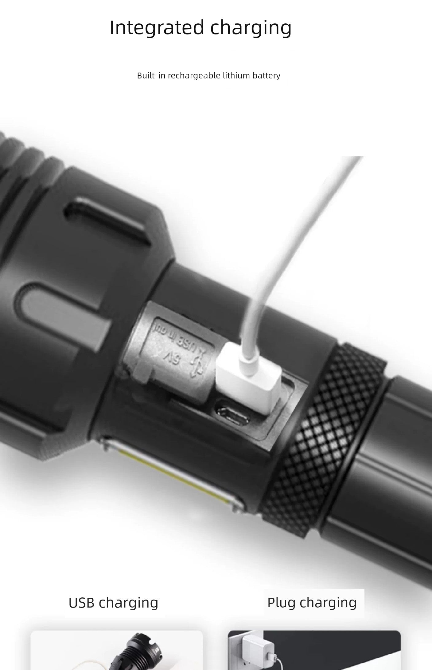 P90 Power Torch Rechargeable Outdoor Long-Range Xenon Lamp Zoom High-Power Spotlight Super Bright Probe Xenon Lamp