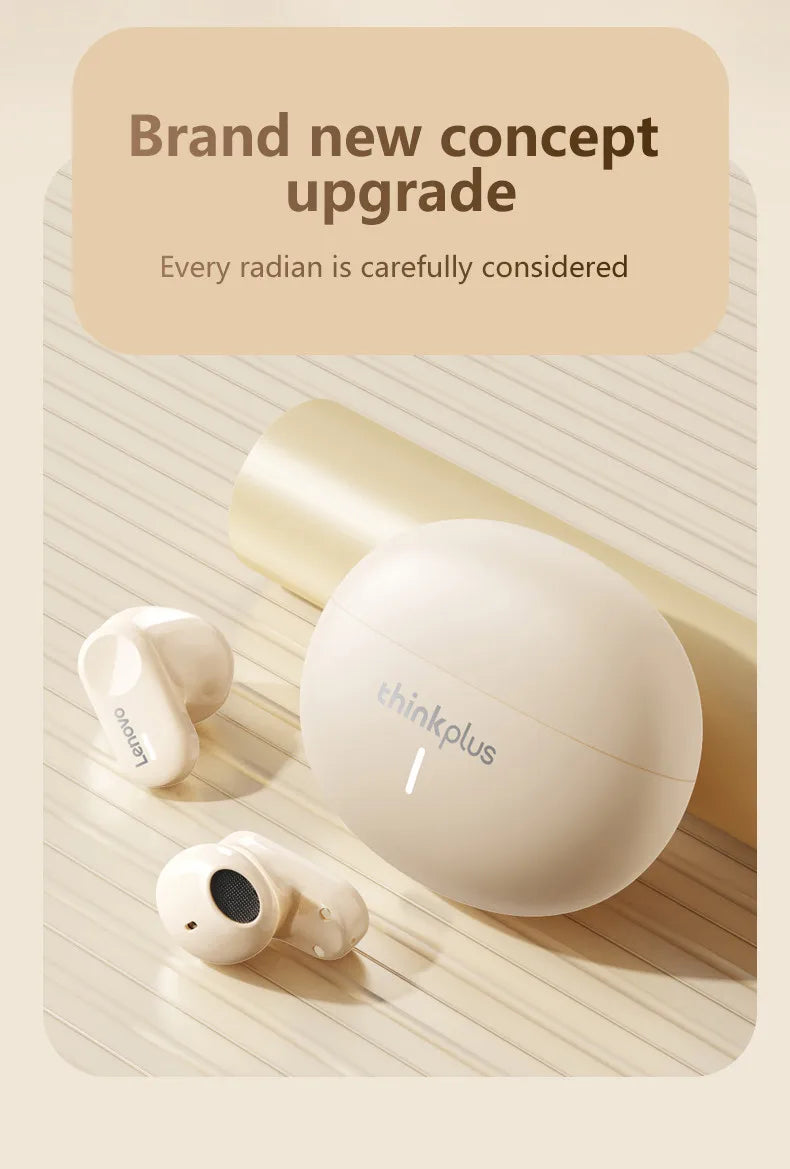 Choice Original Lenovo LP19 Sports In-Ear Headphones TWS Wireless Bluetooth V5.1 Earphones Dual HD Microphone Headset