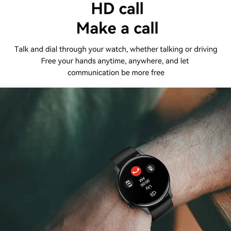 2024 True AMOLED Smart Watch Ladies Screen always Show Time 466*466 HD Health Tracker Voice Calling Smartwatch Women For Xiaomi