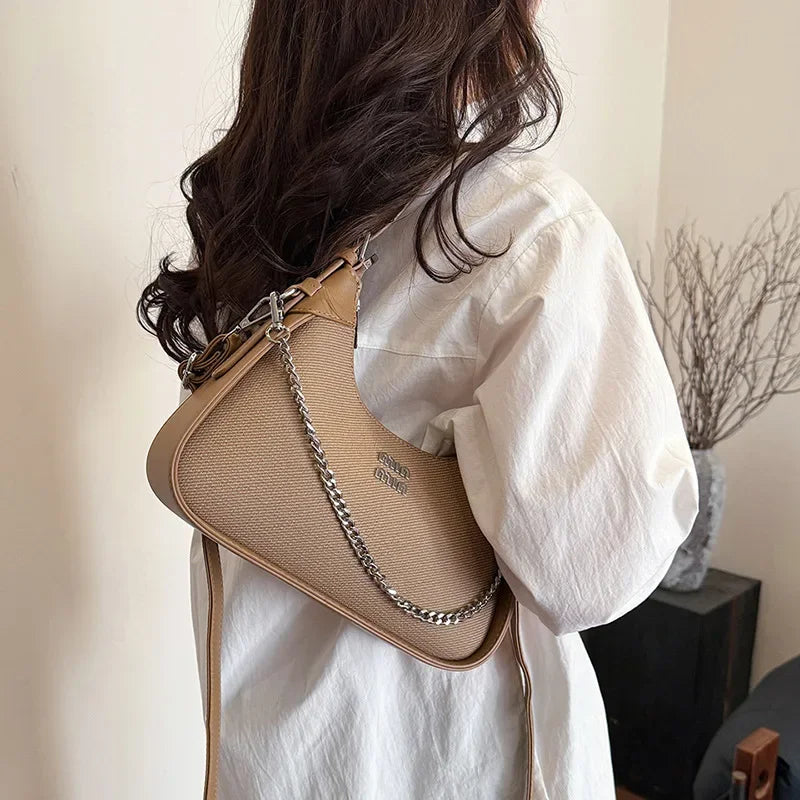 2025 EarlySpring New Simple and Casual Fashion Women's Armpit Handbag High-end and Trendy ShoulderBag for Style-conscious Ladies