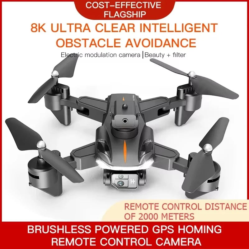 VIVO P11 Max Drone 8K 5G GPS Professional HD Aerial Photography Dual Camera Obstacle Avoidance Brushless Quadrotor 1000M