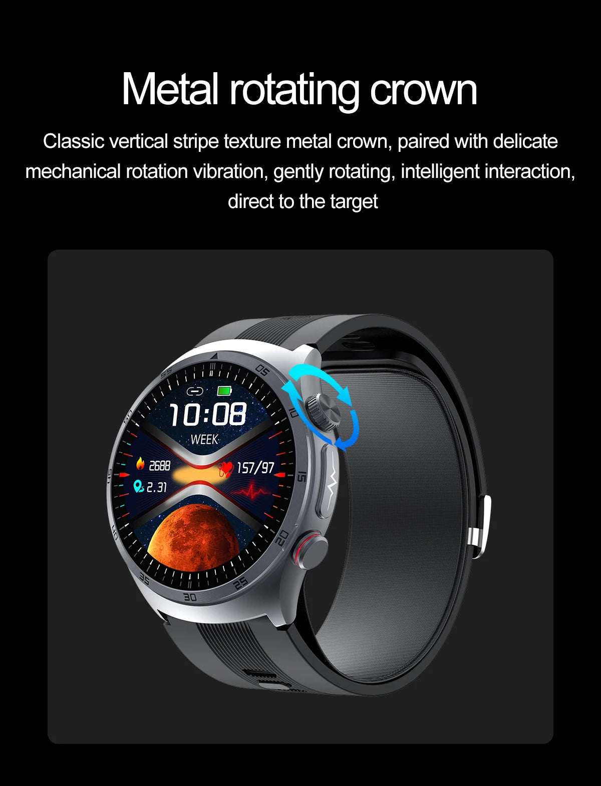 Airbag Smart Watch 2025 New Health watch men Air pump True Accurately Blood Pressure watches Uric Acid Blood Lipids