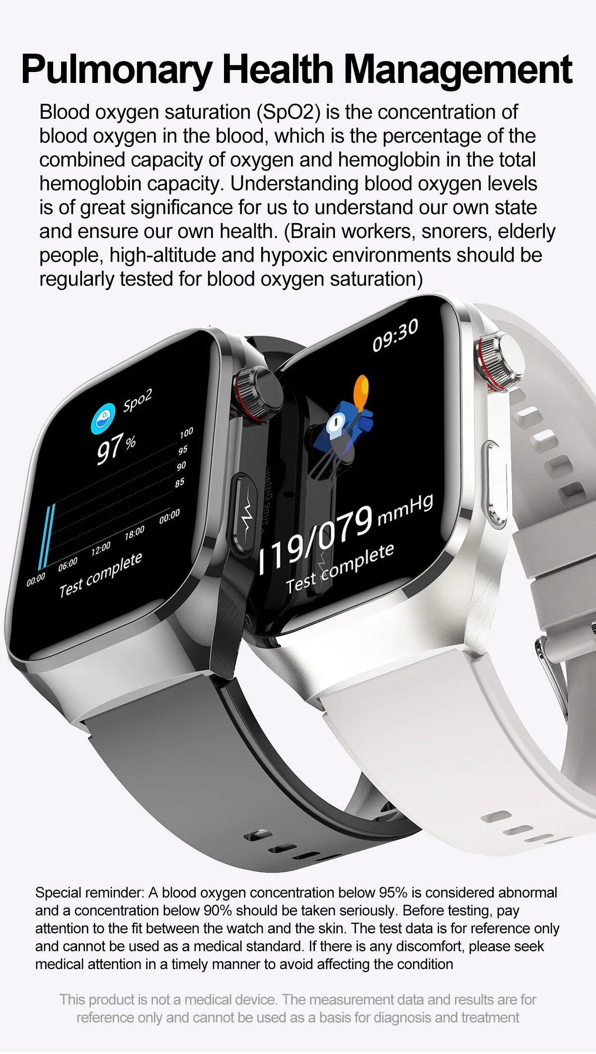 2025 New Three Highs Blood Pressure Smartwatch ECG Uric Acid Heart Rate Clock Body Analysis Health Monitoring Watches