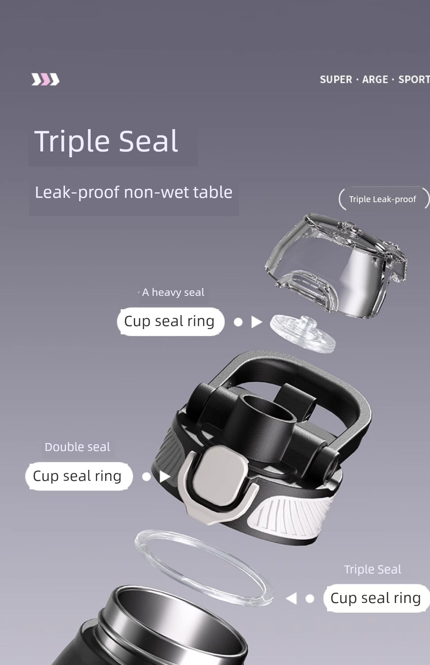 Athletic Sports Men's SUS316 Stainless Steel