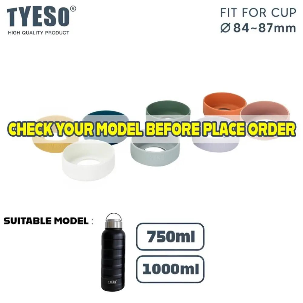 Coaster Bottom Cover for Tyeso Water Bottle 1050ml 1200ml TS-8829 TS-8830 Anti Slip Bottom Sleeve Cover for Tyeso Mug Accessory