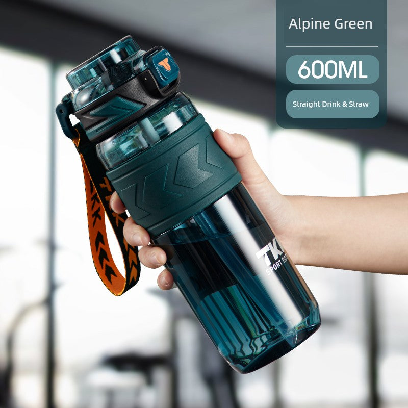 Sports Water Cup for Boys and Girls, Large Capacity, Summer Simple Design for Students, High Temperature Resistant Tritan Water Kettle