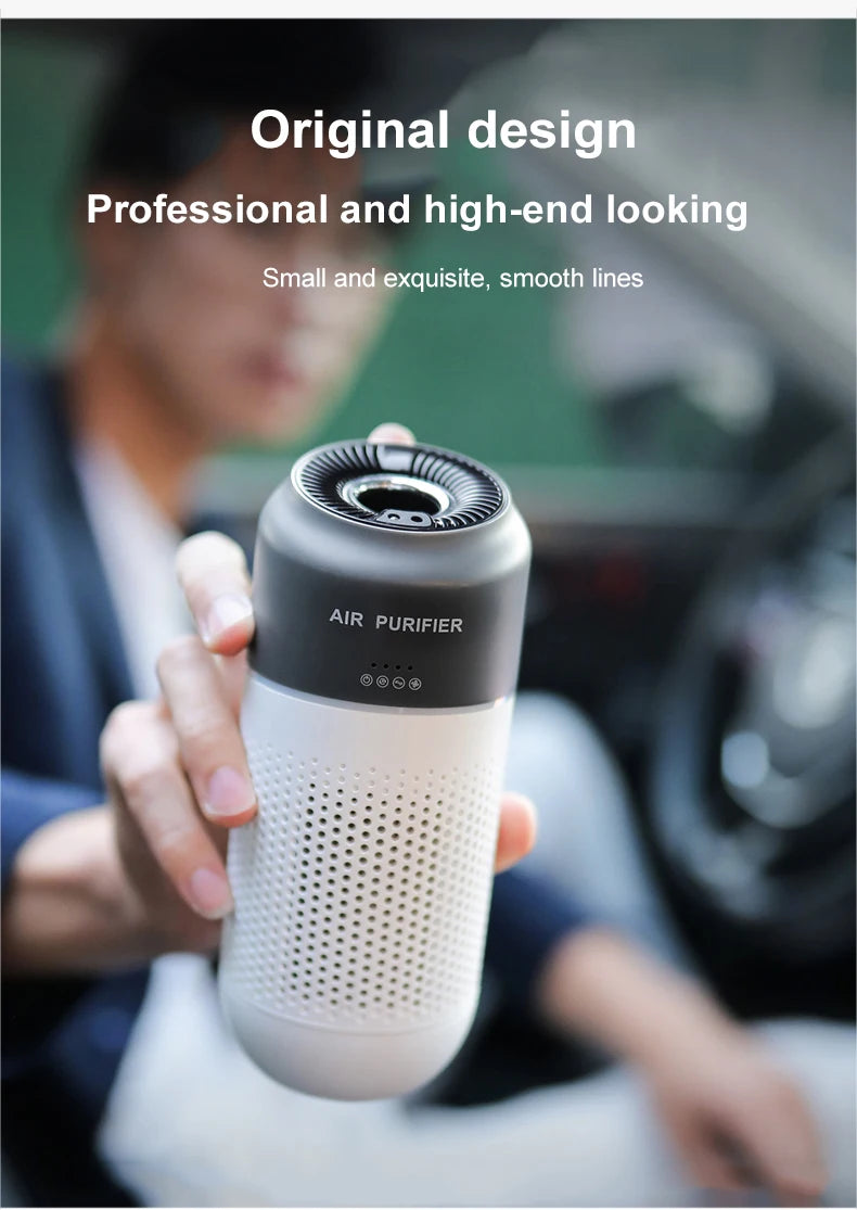 New CP01 Car Air Purifier Portable Intelligent Gesture Sensing Mini Air Purifier Automotive Supplies Odor Removal