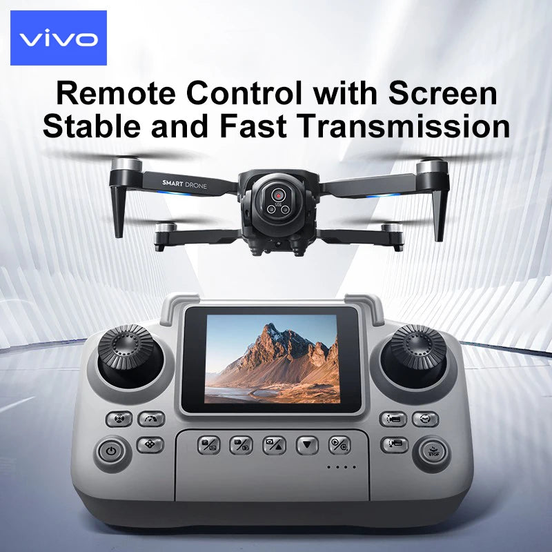 VIVO D18 Drone 8K Aerial HD Dual Camera Photography Intelligent Obstacle Avoidance Brushless Power 5G WIFI GPS Return VR Drone