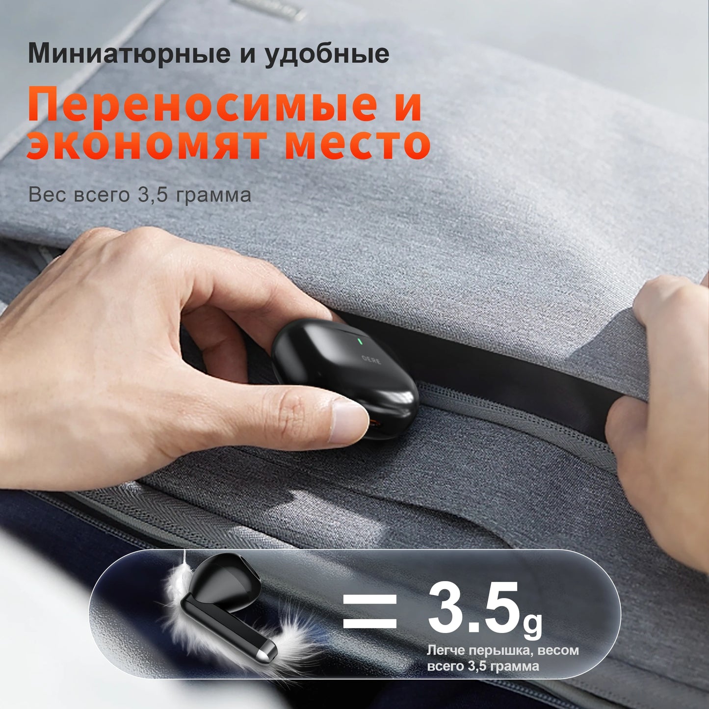 Bluetooth Wireless Headphones,QERE E28,NEW TWS 5.3,HD Microphone,HIFI Earphones,13m Driver,60ms Low Latency,4 Mics+ENC Call