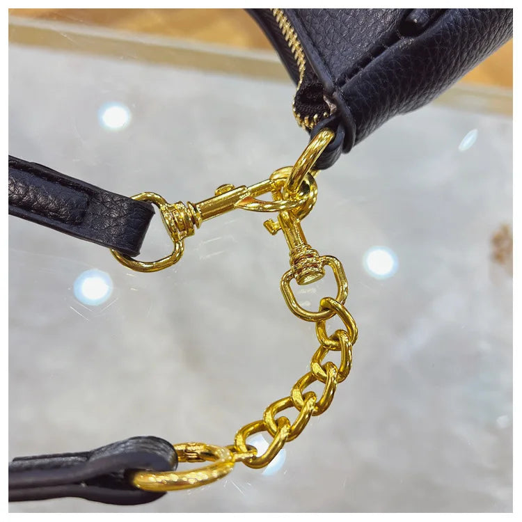 Ladies Classic Geometry Pattern Multifunctional Crossbody Bag 2025 Women's Handbag Fashionable Printed Shoulder Bag PU Leather