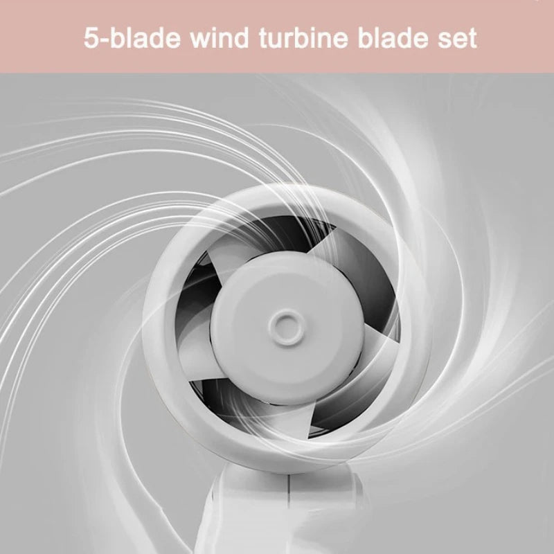 Xiaomi Youpin Electric Fan Wireless Portable Handheld Desktop Small Fan 100 Levels High Speed Strong Wind Mini Pocket Fan Gift