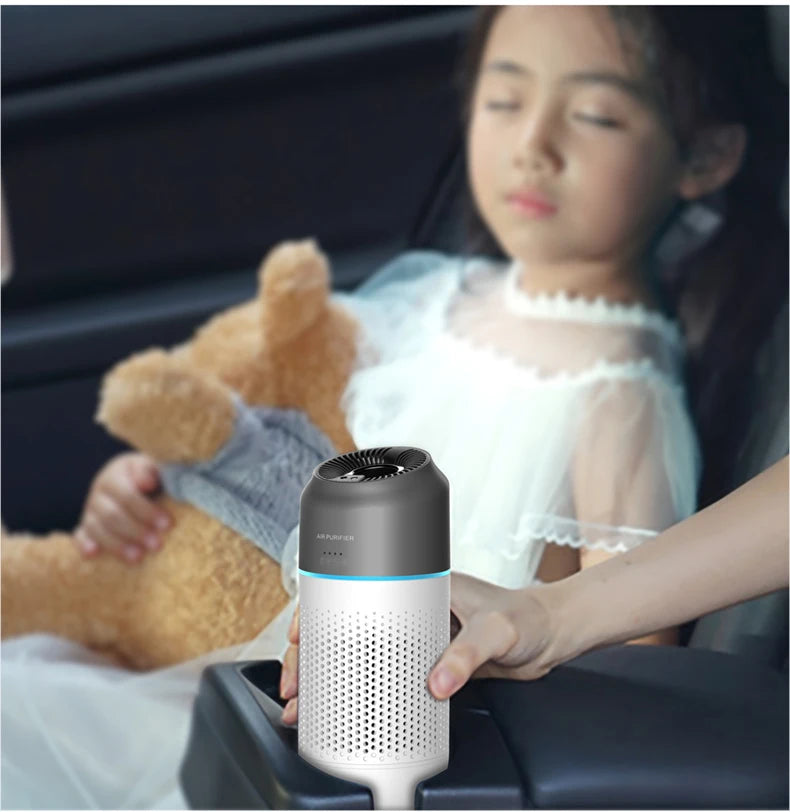 New CP01 Car Air Purifier Portable Intelligent Gesture Sensing Mini Air Purifier Automotive Supplies Odor Removal