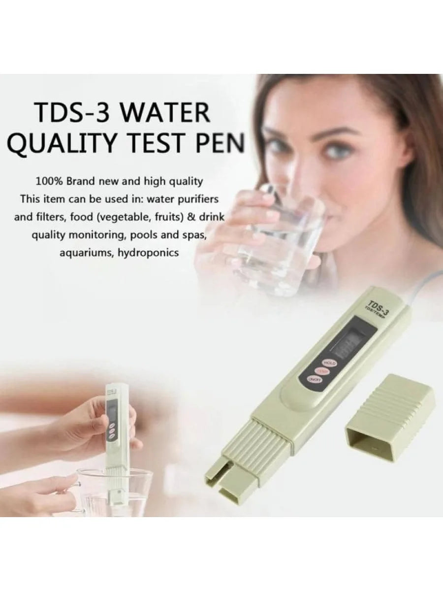 TDS-3 TDS Pen Portable Digital TDS Meter Filter Measuring Water Quality Purity Tester TDS Meter