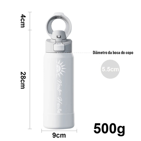 Stainless Steel Thermal Sports Water Bottle with Magnetic Phone Holder 950ml