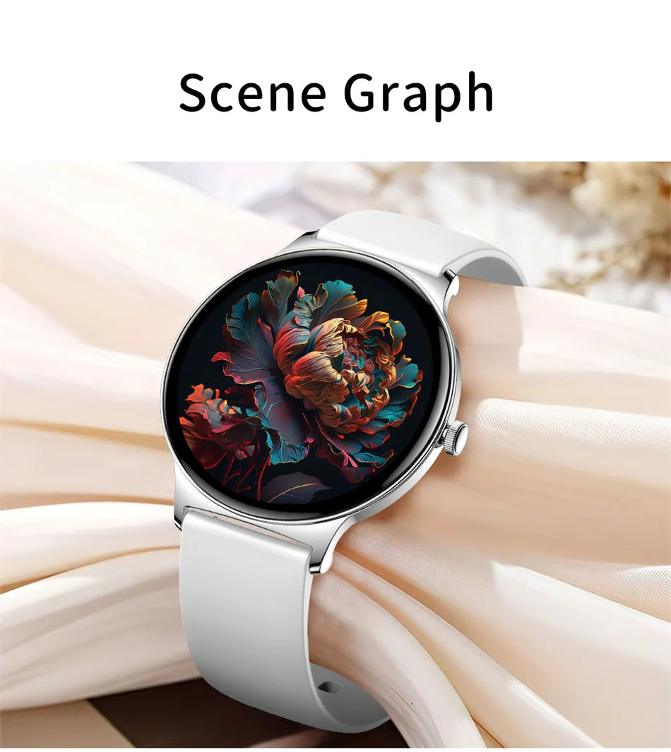 New Ultra Thin Smart Watch Women Screen Always Display Time Sports Bracelet Bluetooth Call Fashion Smartwatch