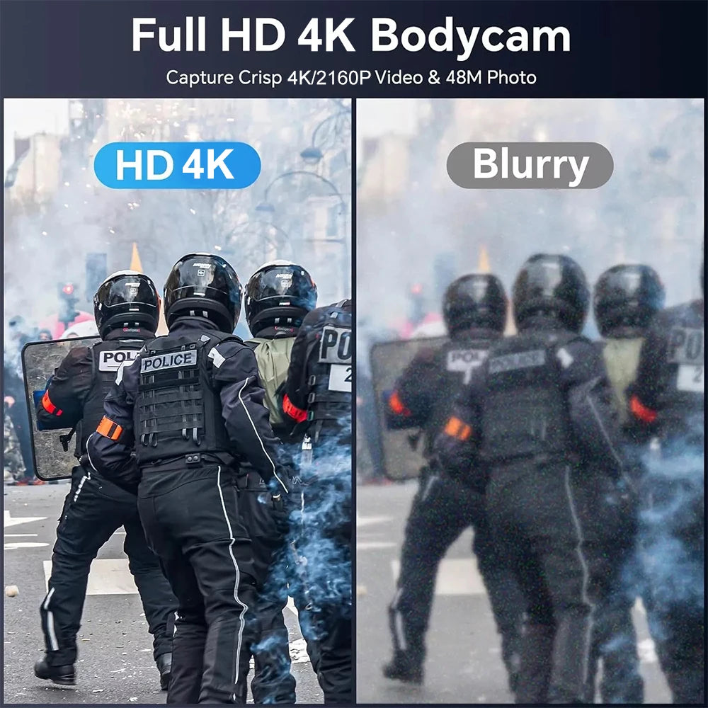 Ultra HD 4K Mini Camera WiFi Portable Small Digital Video Recorder Police BodyCam Infrared Night Vision Miniature Camcorder L10