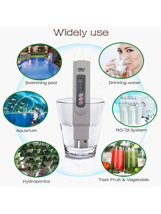 TDS-3 TDS Pen Portable Digital TDS Meter Filter Measuring Water Quality Purity Tester TDS Meter