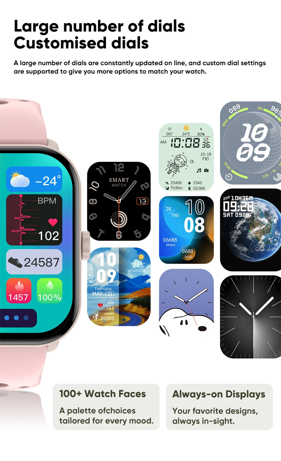 For Xiaomi Watch 5 Wrist Band Global Version Men Women HD AMOLED Screen Heart Rate Bluetooth Call GPS Track Waterproof Sports Smart Watch