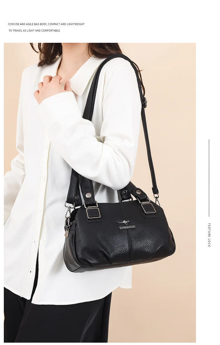 2025 Luxury Women Tote Bags Vintage Shoulder Crossbody Bags Fashionable Mothers Bags Ladies Travel Commuter Bag