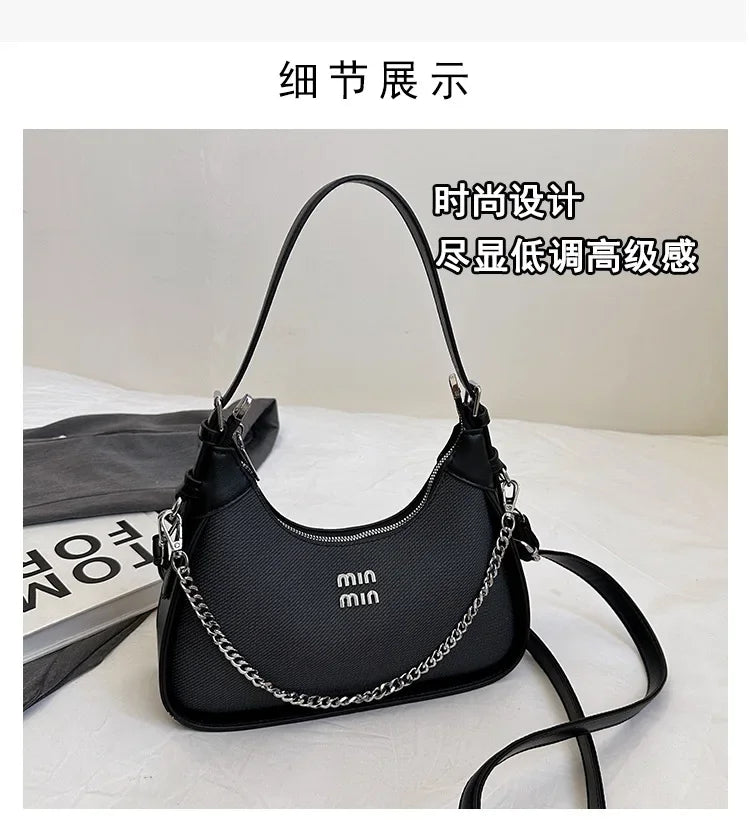 2025 EarlySpring New Simple and Casual Fashion Women's Armpit Handbag High-end and Trendy ShoulderBag for Style-conscious Ladies