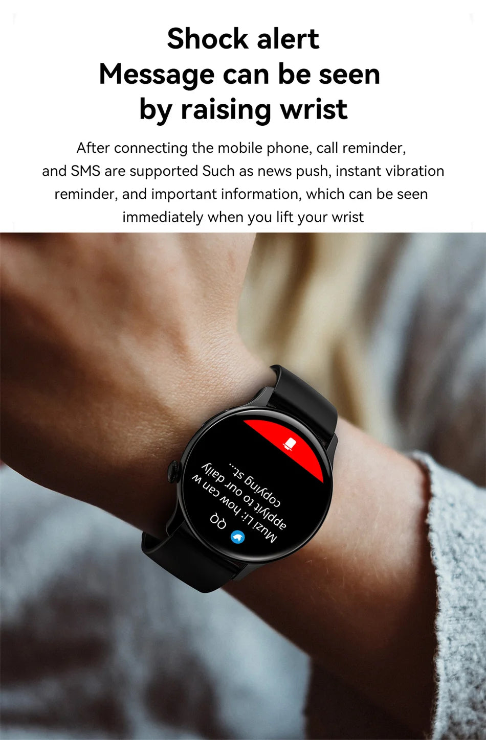 2024 True AMOLED Smart Watch Ladies Screen always Show Time 466*466 HD Health Tracker Voice Calling Smartwatch Women For Xiaomi