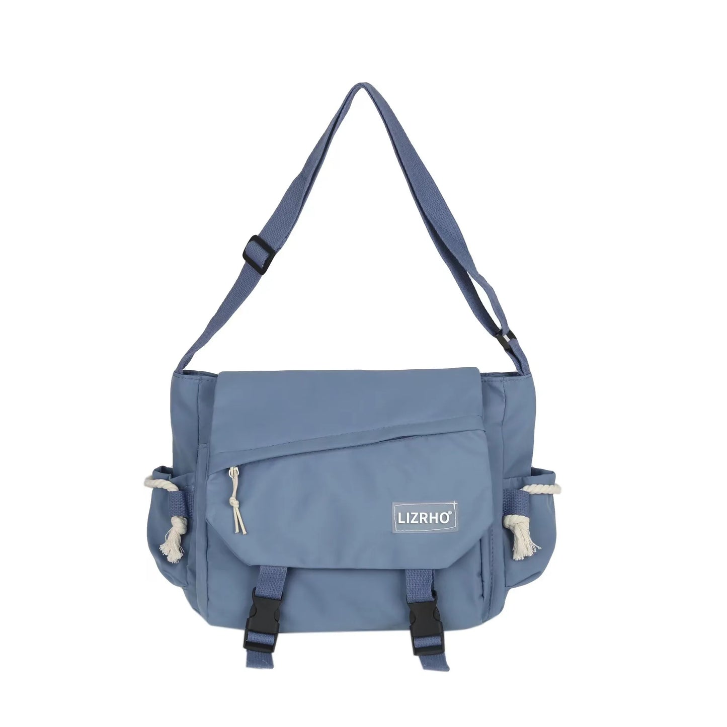 Women's Nylon Handheld One Shoulder Versatile Large Capacity Crossbody Bag Retro Work Travel