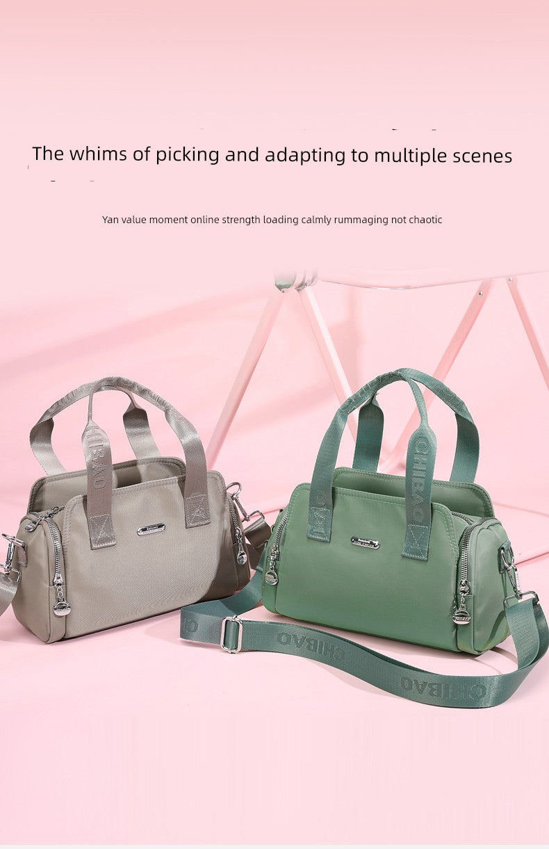 2024 New Arrival Large Capacity Handbag Women's Fashion Casual Lightweight Canvas Bag Women's Shoulder Messenger Bag Oxford Cloth