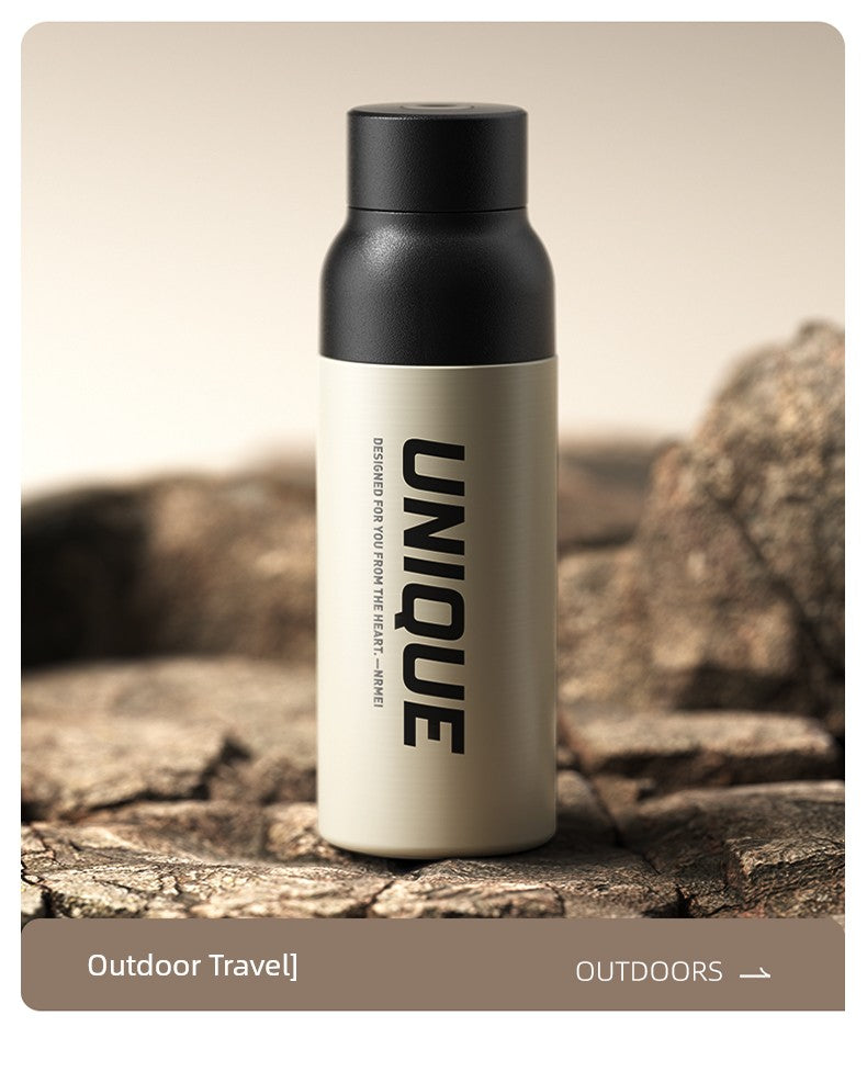 Vacuum Cup 2024 New Arrival Tea Water Separation Good-looking Tea Cup Men's Outdoor Tea Portable Quickly Open Stainless Steel Water Cup