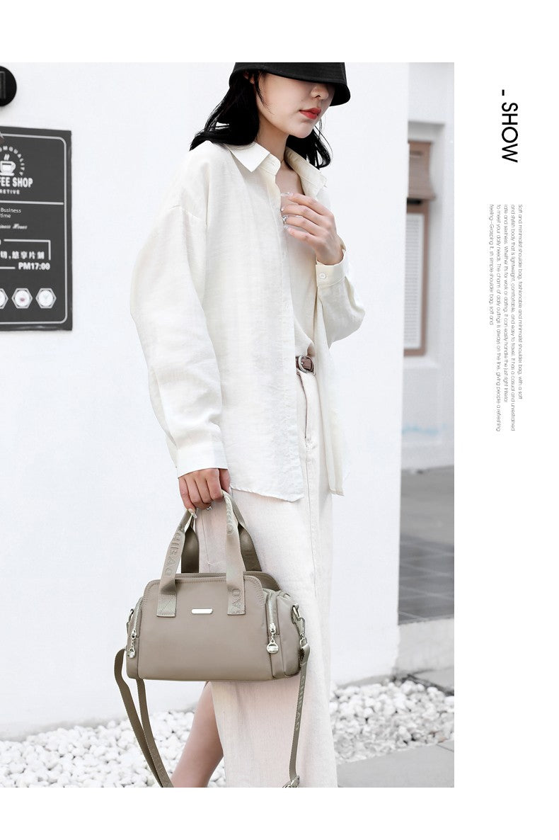 2024 New Arrival Large Capacity Handbag Women's Fashion Casual Lightweight Canvas Bag Women's Shoulder Messenger Bag Oxford Cloth