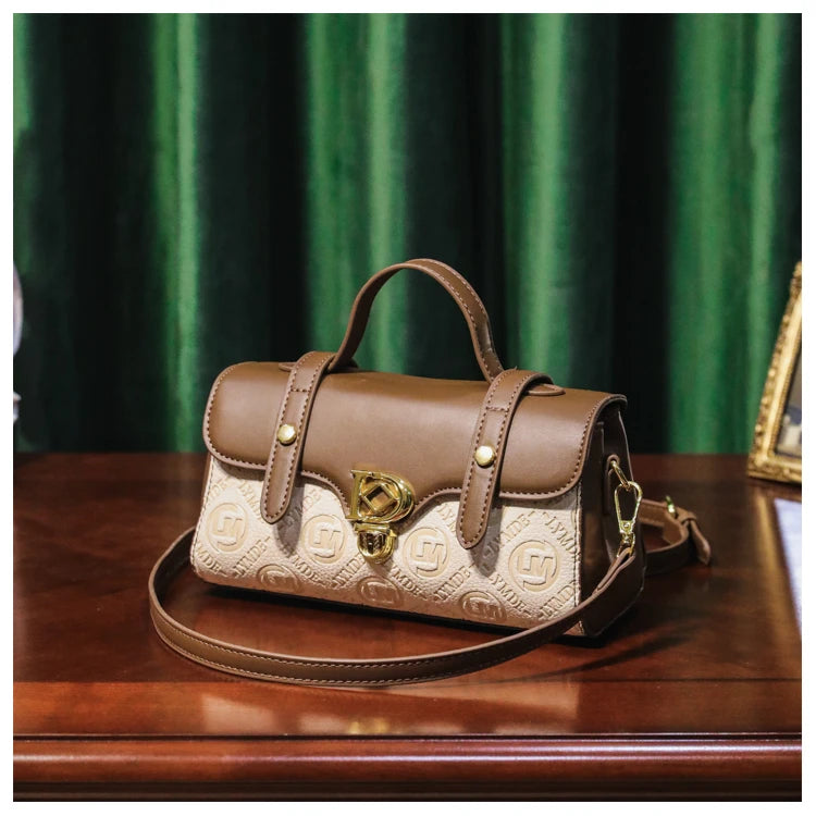 Designer Inspired Messenger Bag for Ladies, Waterproof Leather Shoulder Bag, Spacious Handbag Trendy and Functional