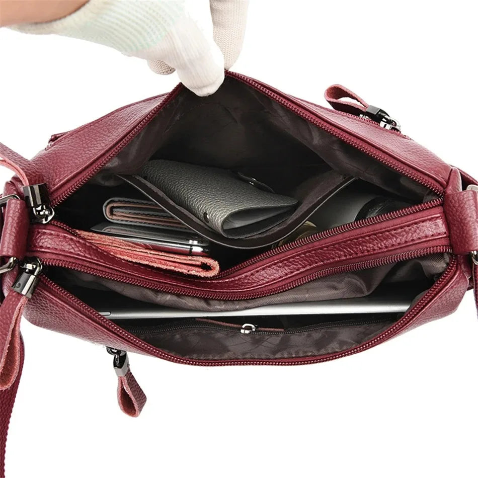 Genuine Brand PU Leather Sac Luxury Handbags Women Bags Designer Shoulder Crossbody Hand Bags for Women Purses and Handbags