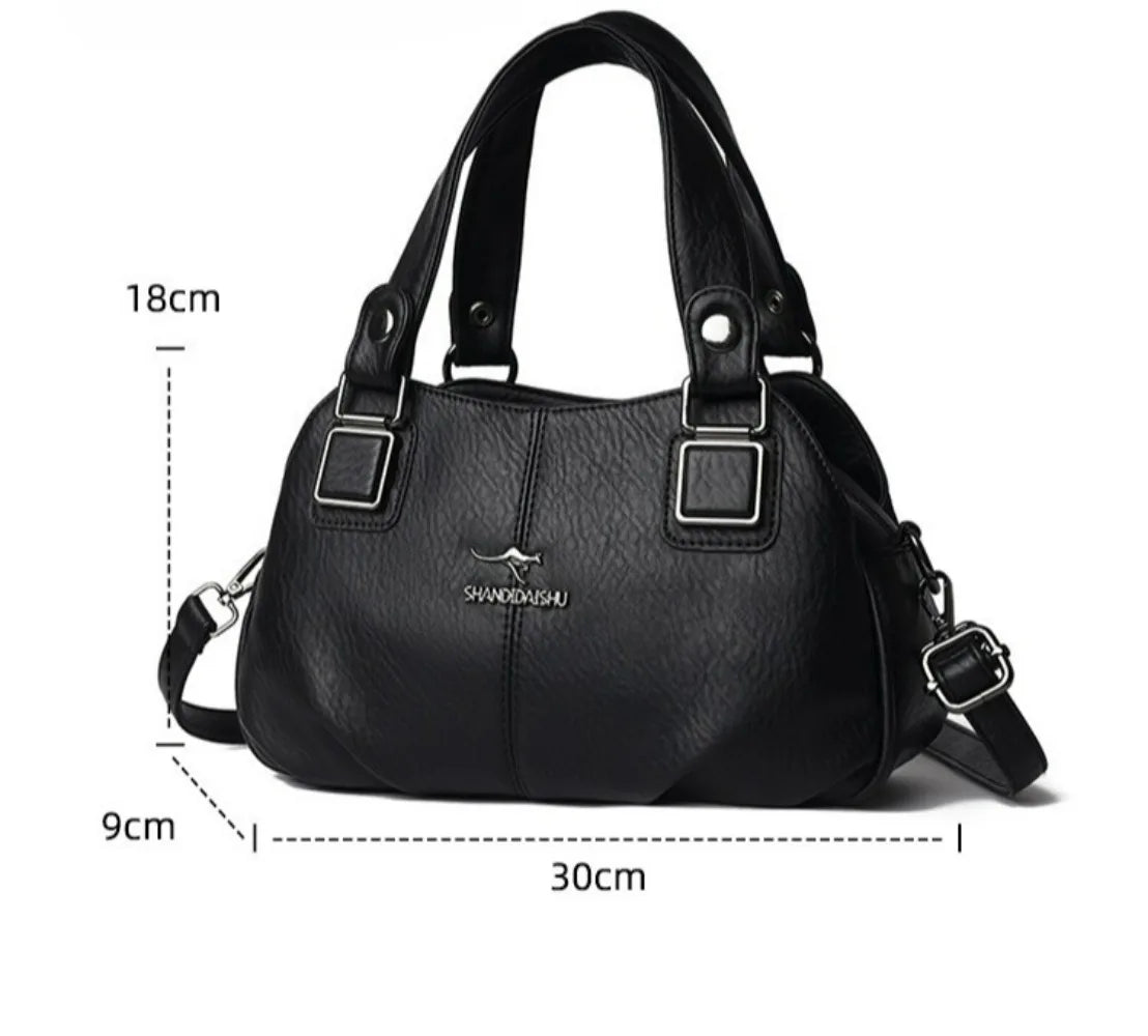 2025 Luxury Women Tote Bags Vintage Shoulder Crossbody Bags Fashionable Mothers Bags Ladies Travel Commuter Bag
