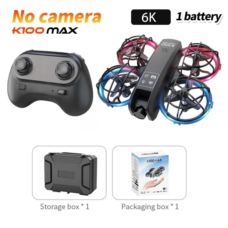 New K100 MAX Drone 8K 5KM Optical Flow Professional HD Dual Camera Obstacle Avoidance Aerial Photography Quadcopter Toys Gifts