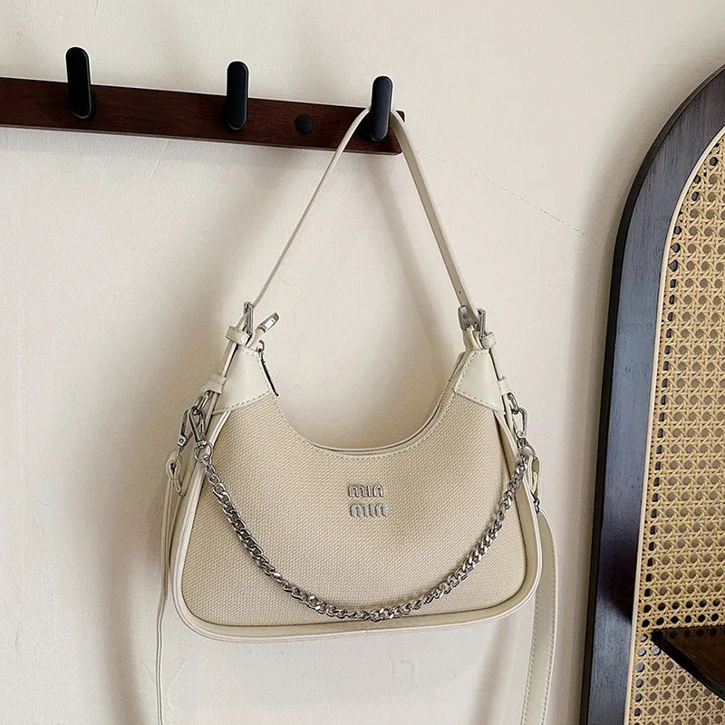 2025 EarlySpring New Simple and Casual Fashion Women's Armpit Handbag High-end and Trendy ShoulderBag for Style-conscious Ladies