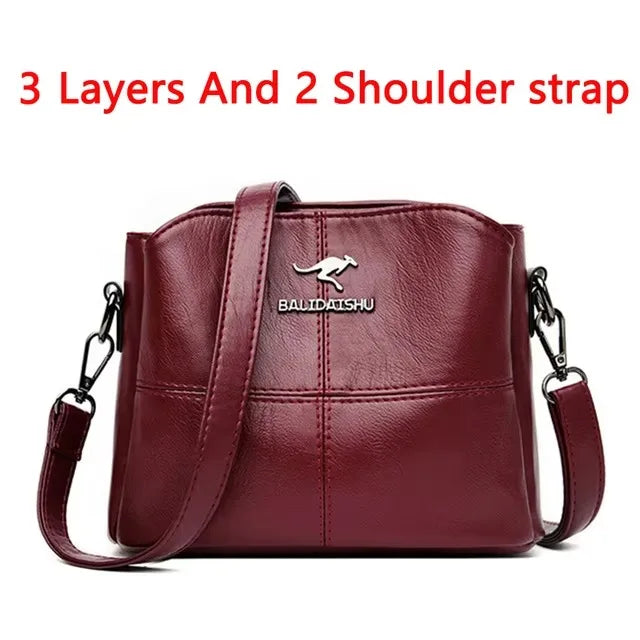 Genuine Brand PU Leather Sac Luxury Handbags Women Bags Designer Shoulder Crossbody Hand Bags for Women Purses and Handbags