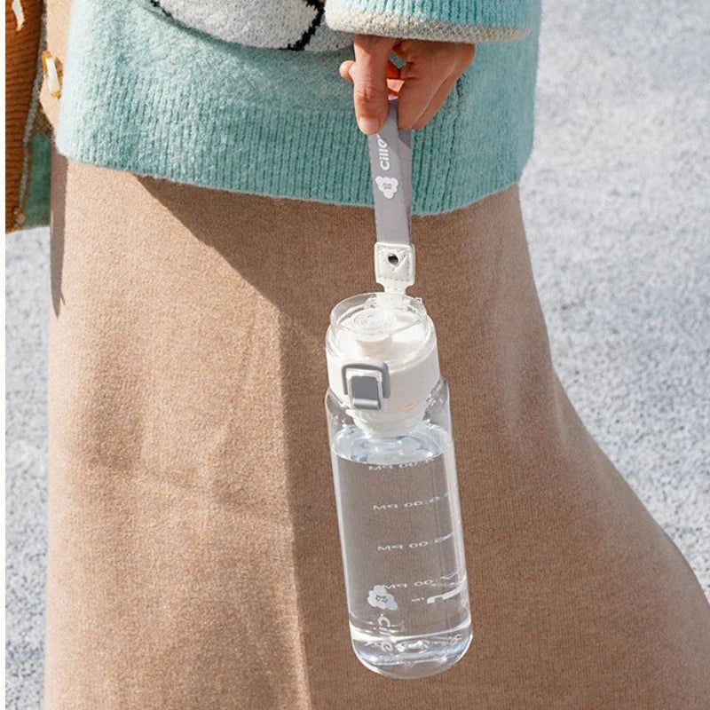 2024 550ml Tritan Sport Bottle Travel Water Bottles BPA FREE Tritan Drink Bottle Cup for Girl Boy School Outdoor Plastic Bottles