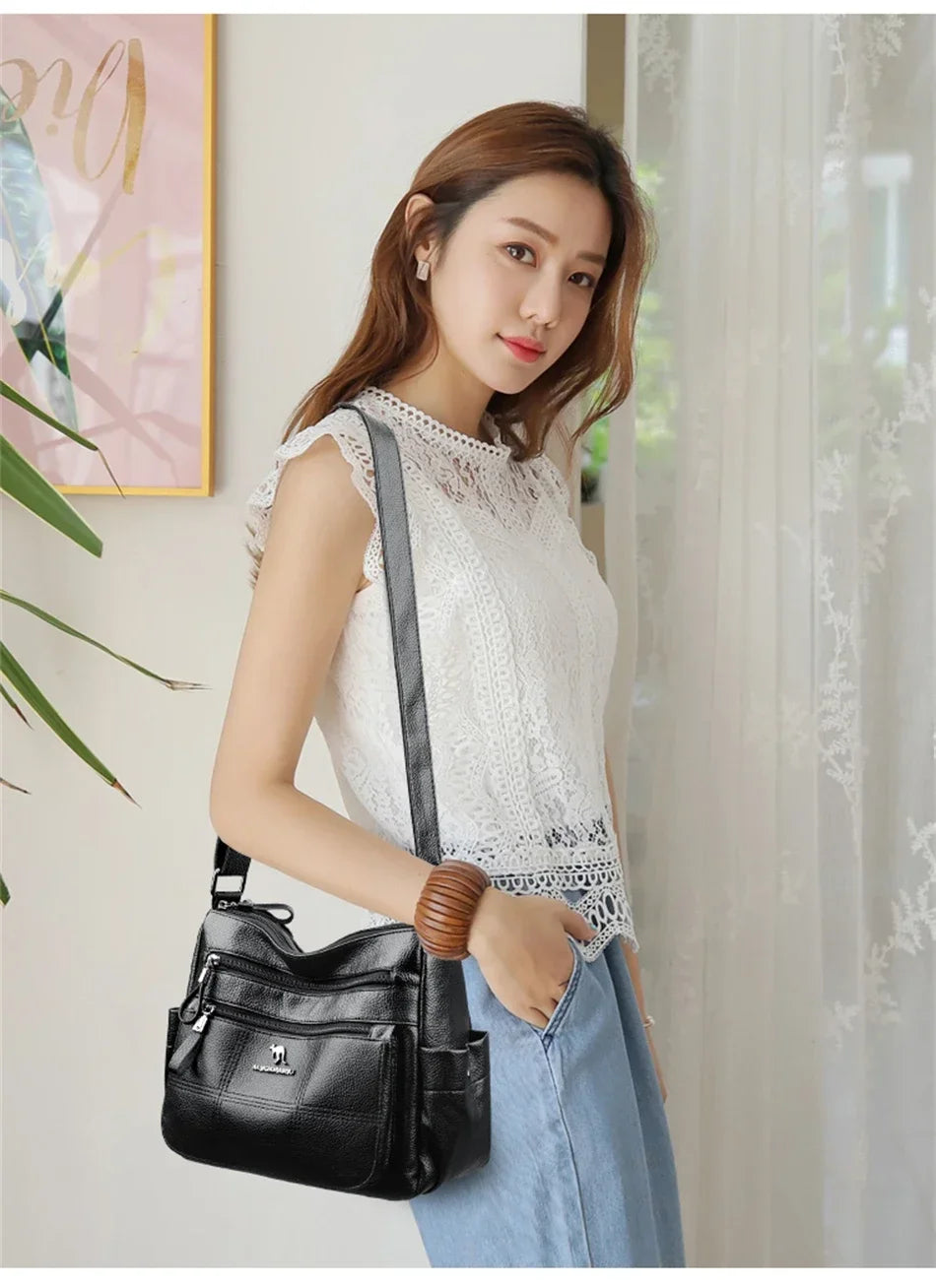Genuine Brand PU Leather Sac Luxury Handbags Women Bags Designer Shoulder Crossbody Hand Bags for Women Purses and Handbags