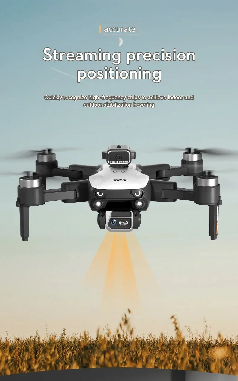 New S2S Mini Drone Profesional 8K HD Camera Fly 25Min Obstacle Avoidance Brushless Foldable Quadcopter Optical for Xiaomi