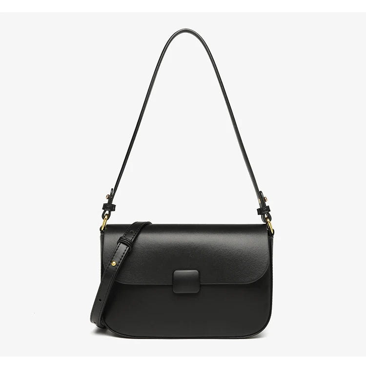 Luxury handbags female crossbody bags Tofu small square shoulder bag, Women bags new fashion 2025 genuine cowhide leather satchel
