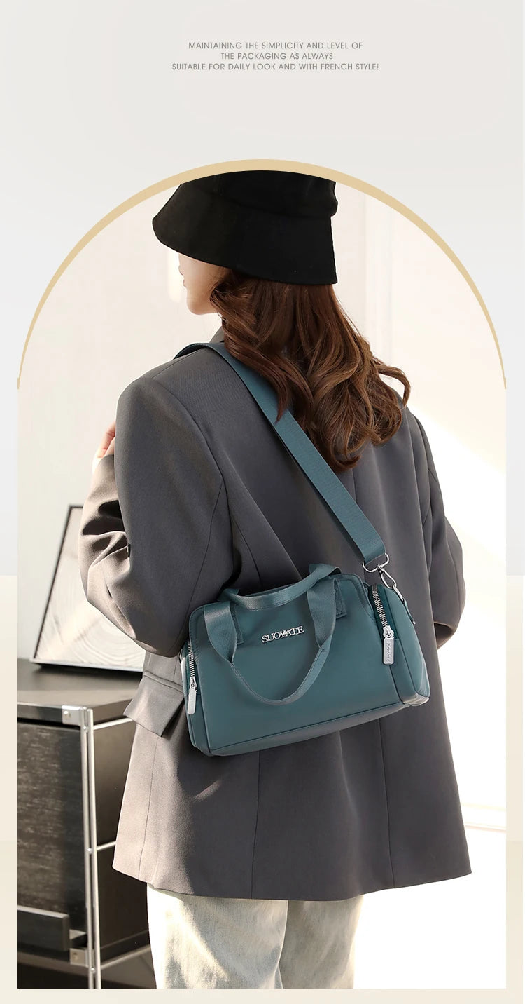 Fashion Luxury Brand Ladies Shoulder Bag High Quality Large Capacity Crossbody Bag Waterproof Multi Functional Women's Handbags