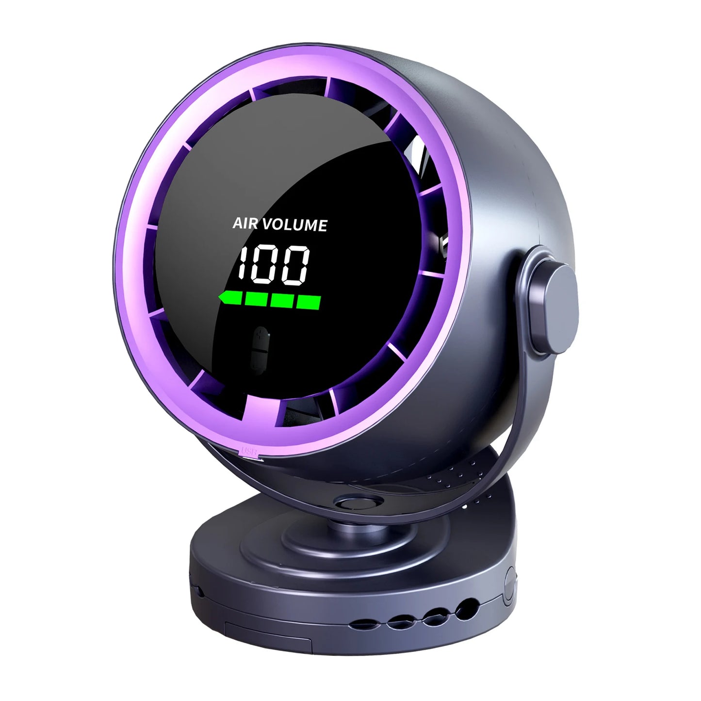 4000 mAh Desktop Circulating Fan Rechargeable Table Fan with Remote Control Office Wall Mounted Fan Electric Desktop Clip Fan