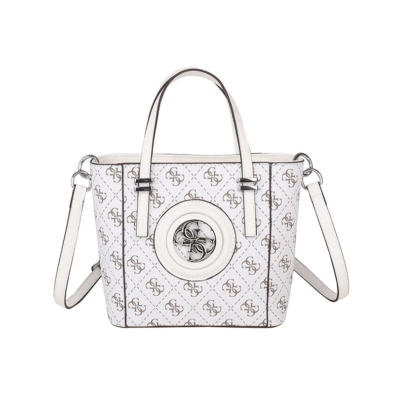 2025 Summer Women's Printed Letter Tote Bag, Large Capacity Shoulder & Crossbody Purse, Trendy Handheld Design for Everyday Use
