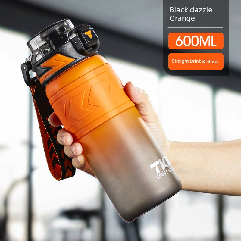Sports Water Cup for Boys and Girls, Large Capacity, Summer Simple Design for Students, High Temperature Resistant Tritan Water Kettle