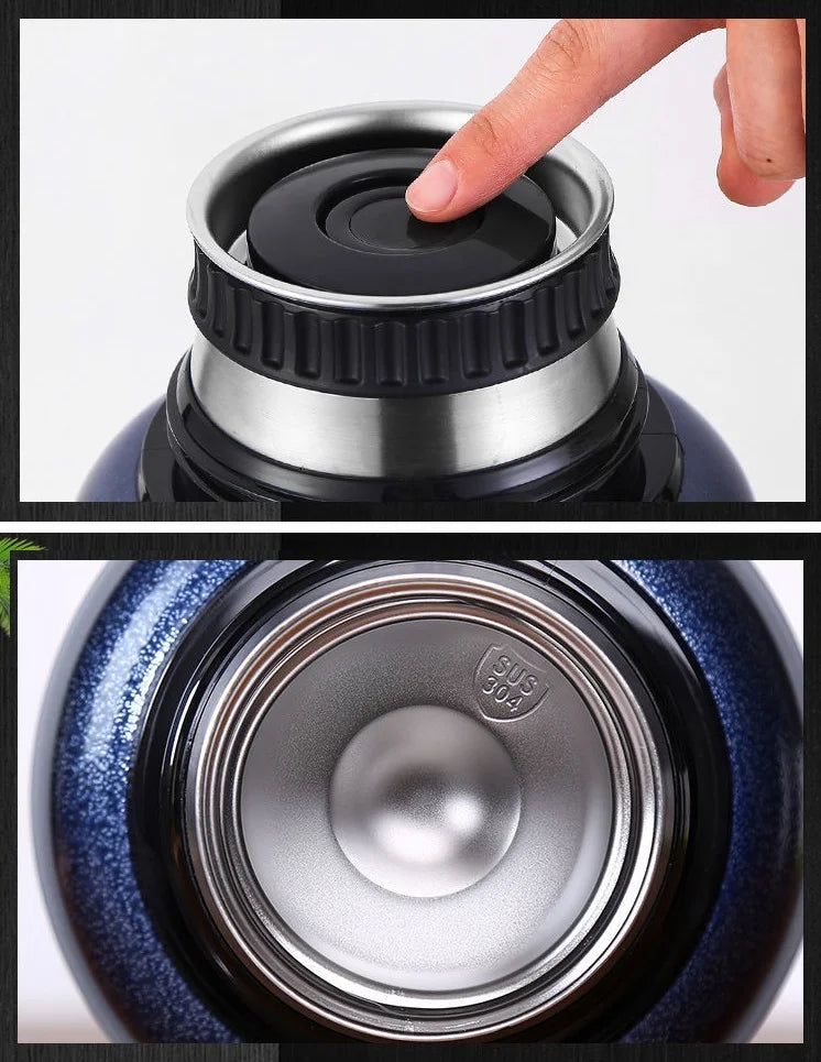 304 Stainless Steel Big Capacity Thermos Bottle 3L /4L Outdoor Travel Coffee Mugs Thermal Vaccum Water Bottle Thermal Mug