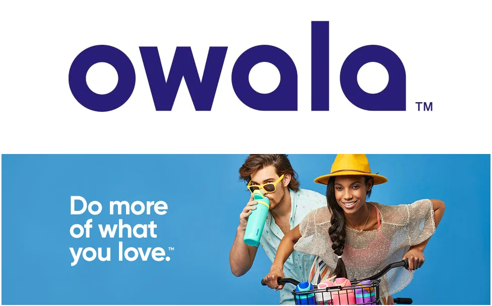 NEW Original Owala Insulated Stainless Steel Water Bottle with Straw, BPA-Free Sports Water Bottle