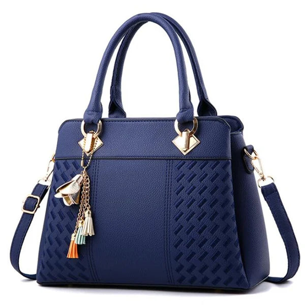 Gusure Luxury Handbag Women Crossbody Bag with Tassel hanging Large Capacity Female Shoulder Bags Embroidery Tote bag