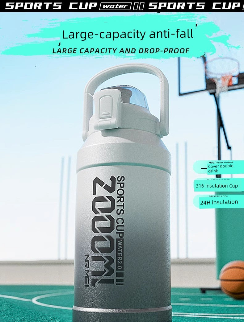 Barrels T 2000ml Vacuum Cup SUS316 Stainless Steel