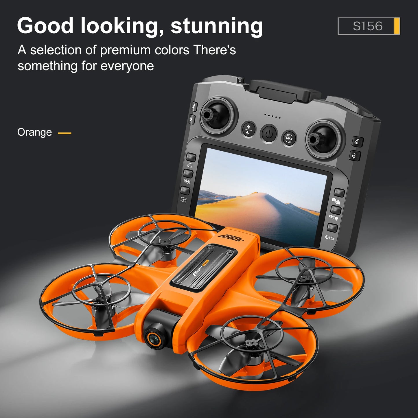 2025 S156 Mini Drone 8K HD Aerial Photography Dual-Camera Dron With Screen Omnidirectional Brushless Motor Drone RC