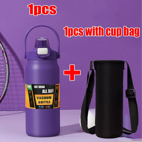 1500ML Stainless Steel Thermo Bottle Portable Thermos Large Capacity