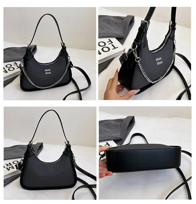 2025 EarlySpring New Simple and Casual Fashion Women's Armpit Handbag High-end and Trendy ShoulderBag for Style-conscious Ladies
